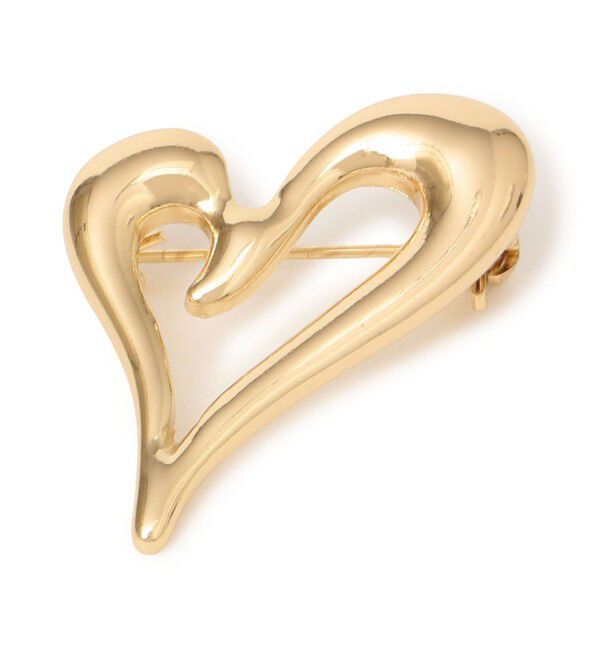 SHIPS for women「ハート ブローチ」|ブローチ・コサージュ|ゴールド