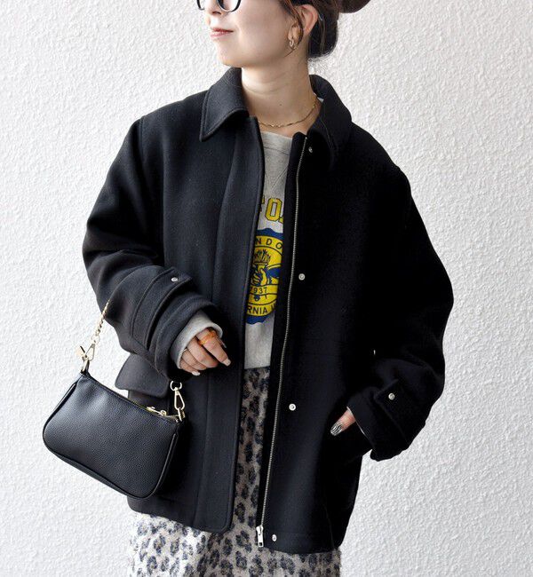 SHIPS any「SHIPS any: メルトン ジップ フィールド コート」|その他|