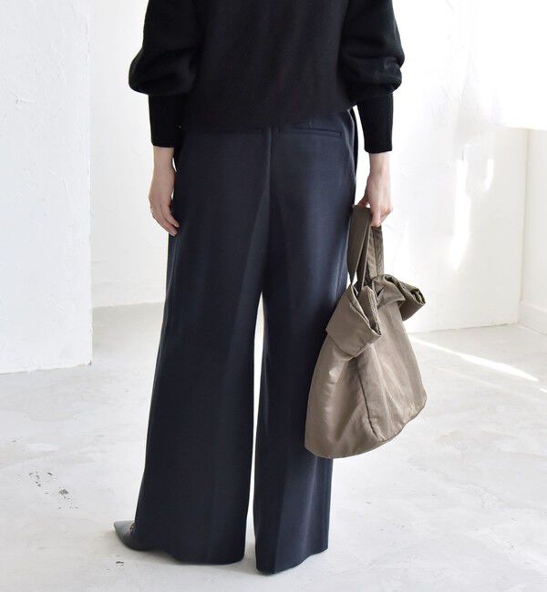 quaranciel「quaranciel: エア ニードル ベイカーデザイン ワイド パンツ」|その他|