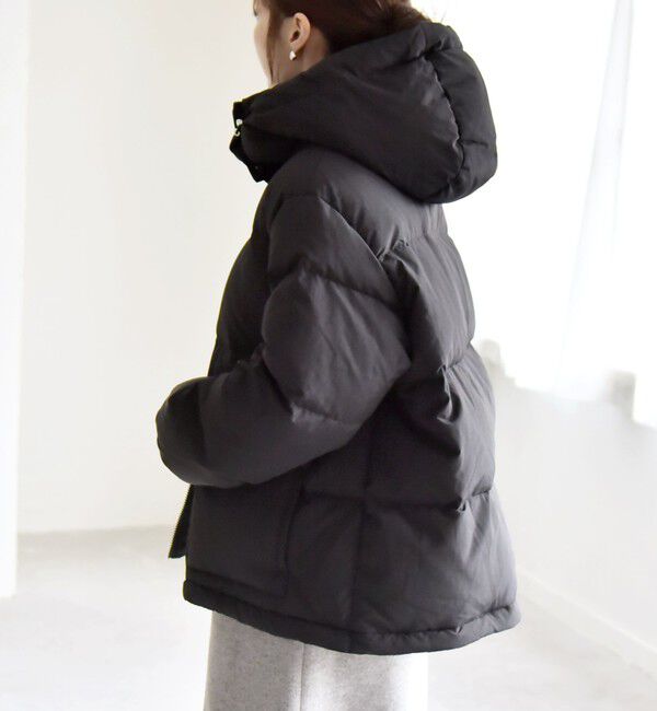 quaranciel「quaranciel: フーディー & ハイネック 2way ショート ダウン ジャケット」|ダウン|