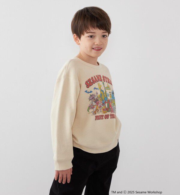 SHIPS any「SESAME STREET meets FRUIT OF THE LOOM: プリント スウェット<KIDS>」|スウェット・ジャージ|