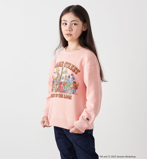 SHIPS any「SESAME STREET meets FRUIT OF THE LOOM: プリント スウェット<KIDS>」|スウェット・ジャージ|