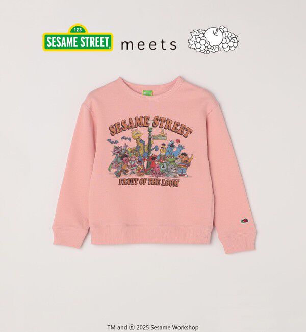 SHIPS any「SESAME STREET meets FRUIT OF THE LOOM: プリント スウェット<KIDS>」|スウェット・ジャージ|