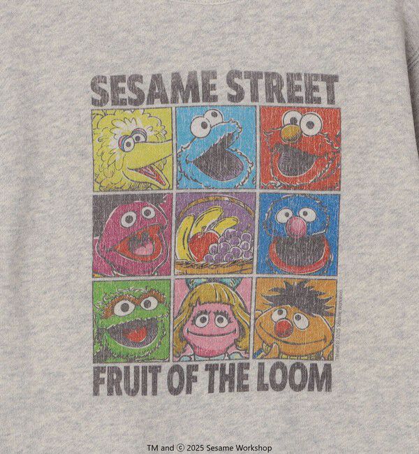 SHIPS any「SESAME STREET meets FRUIT OF THE LOOM: ブロック プリント スウェット<KIDS>」|スウェット・ジャージ|