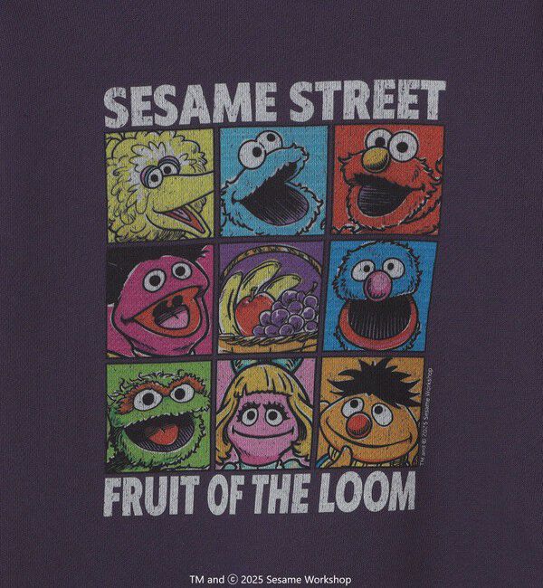 SHIPS any「SESAME STREET meets FRUIT OF THE LOOM: ブロック プリント スウェット<KIDS>」|スウェット・ジャージ|