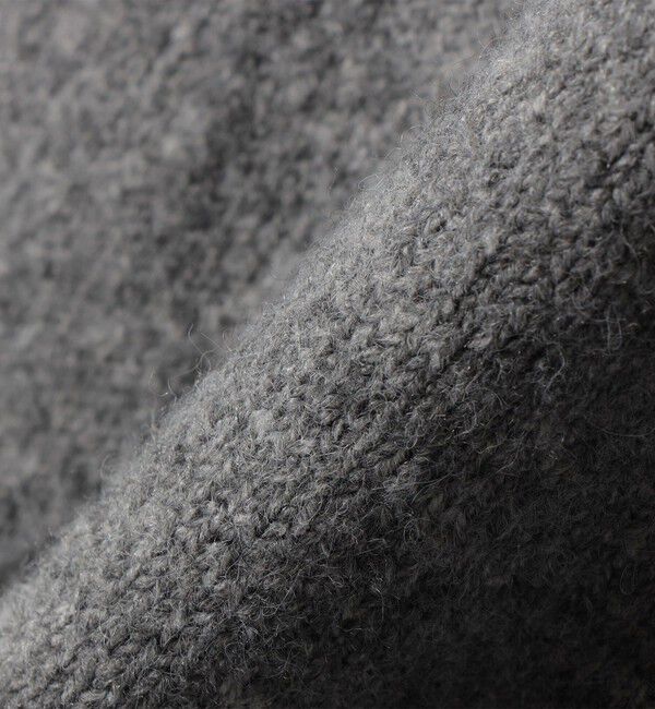 SHIPS any「SHIPS any:〈手洗い可能〉ステッチ デザイン フーディー ルーズ ニット」|ニット・セーター|