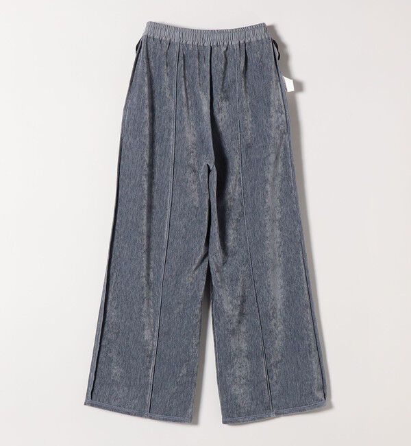 quaranciel「quaranciel:〈洗濯機可能〉ポリエステル ベロア ピンタック イージー ワイド パンツ」|その他|