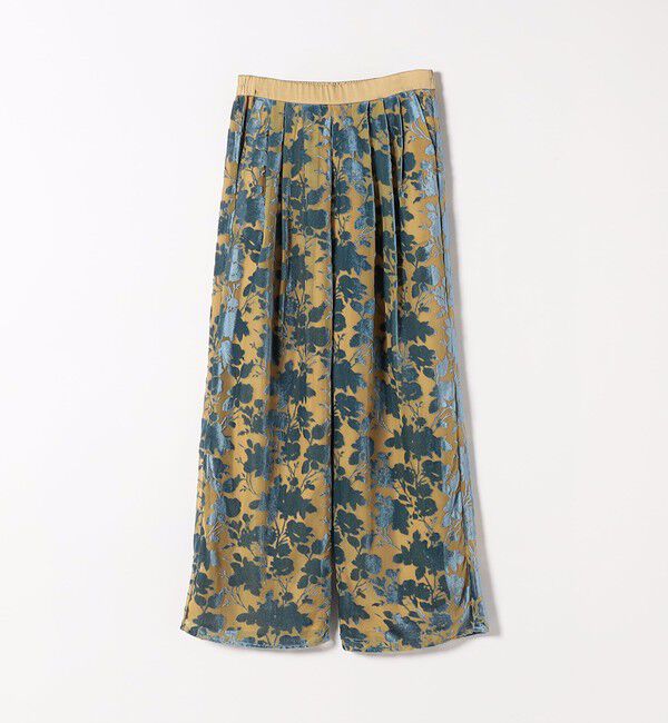 SHIPS any「SHIPS any:〈手洗い可能〉フラワー オパール タック セミワイド イージー パンツ」|その他|