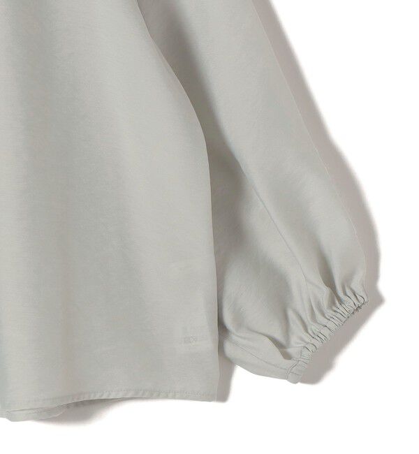 SHIPS for women「《一部追加予約》〈手洗い可能〉シアー タンブラー リボン デザイン 長袖 ブラウス」|シャツ・ブラウス|