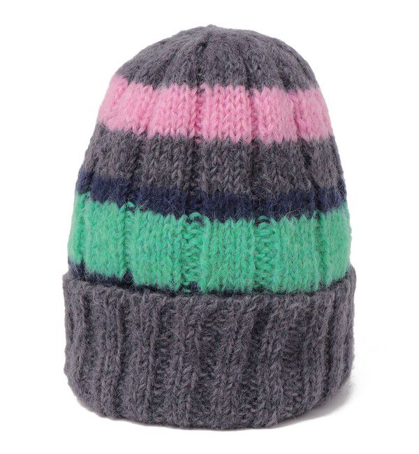 SHIPS Colors 「sublimeroe:ハンドニット ライン ワッチキャップ」|ニット帽|