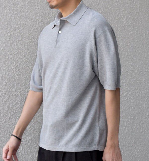 SHIPS any「SHIPS any:〈手洗い可能〉TEXBRID(R) ドライタッチ サマー ニット ポロシャツ◆」|ポロシャツ|