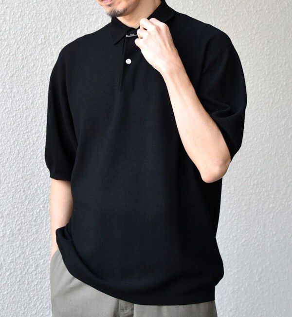 SHIPS any「SHIPS any:〈手洗い可能〉TEXBRID(R) ドライタッチ サマー ニット ポロシャツ◆」|ポロシャツ|