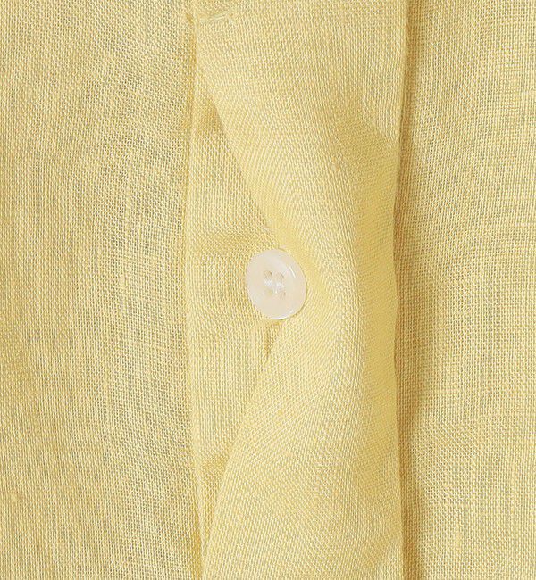 SHIPS Colors 「《予約》SHIPS Colors:〈洗濯機可能〉ユーロリネン ボクシー パフスリーブ シャツ◆」|シャツ・ブラウス|