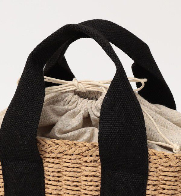 quaranciel「《予約》quaranciel: バイカラー テープハンドル ペーパー トート バッグ」|トートバッグ|