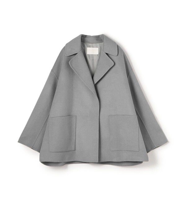 Ballsey「プレミアムウールリバー オープンカラーショートコート」|その他|15 グレー