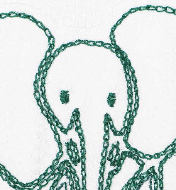 CABaN「CABaN ドライスビンコットン ELEPHANTエンブロイダリー Tシャツ」|Tシャツ・カットソー|