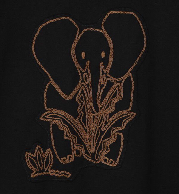 CABaN「CABaN ドライスビンコットン ELEPHANTエンブロイダリー Tシャツ」|Tシャツ・カットソー|