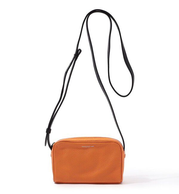 TOMORROWLAND GOODS「TOMORROWLAND シュリンクレザー ミニショルダーバッグ」|ショルダー・メッセンジャー|27 オレンジ