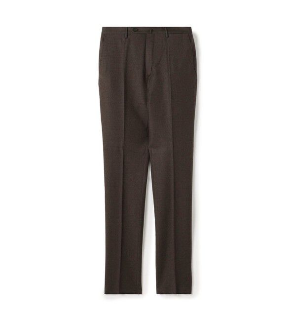 TOMORROWLAND BUYING WEAR「INCOTEX ウールフランネル スリムスラックス」|スラックス|47 ブラウン