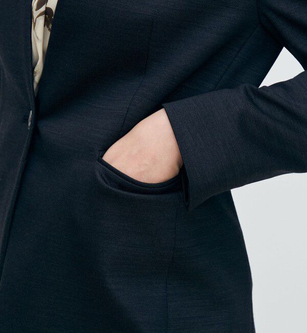 TOMORROWLAND collection「ポリエステルウールモクロディ キザミカラージャケット」|その他|