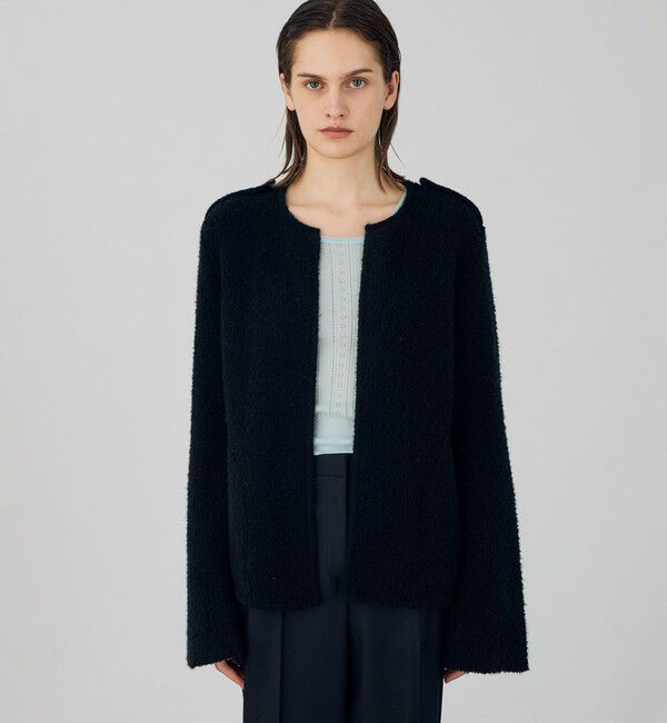 DES PRES「パイルステッチ ノーカラージャケット」|ノーカラージャケット|