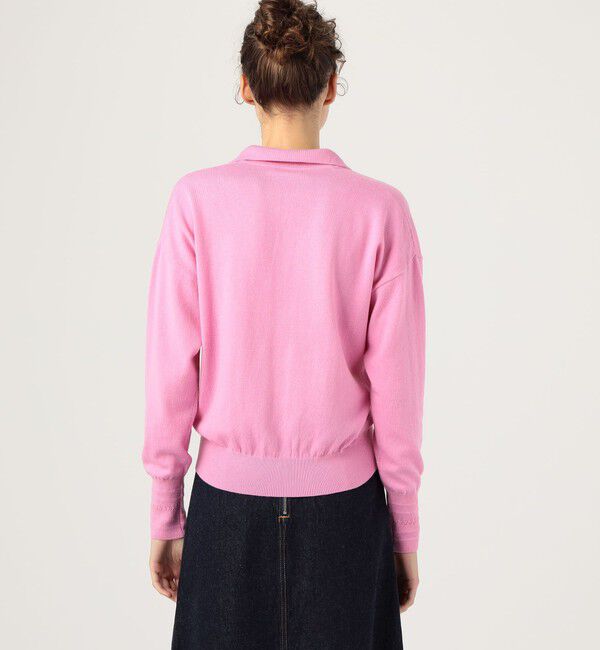 MACPHEE「コットンウール ポロプルオーバー」|ニット・セーター|