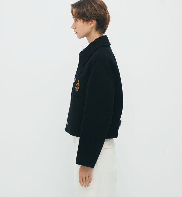 CABaN「WOOL KARSEY ショートジャケット」|ブルゾン・スタジャン|