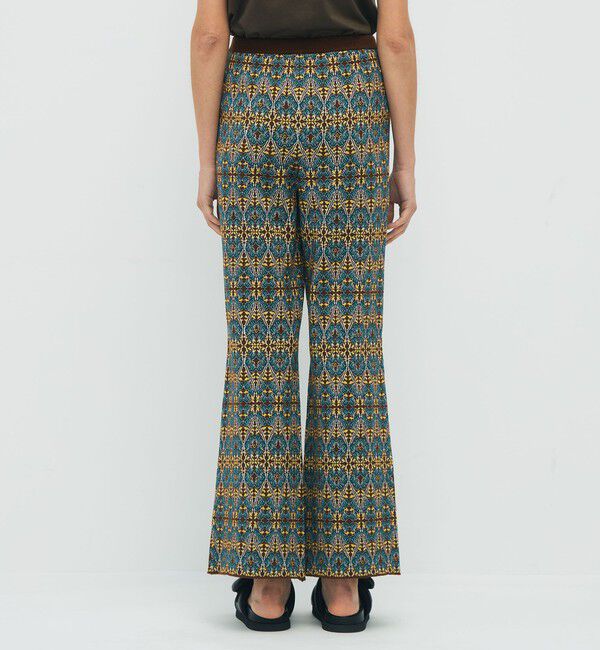 CABaN「コットンカシミヤストレッチ ジャカードプリントニットパンツ」|その他|