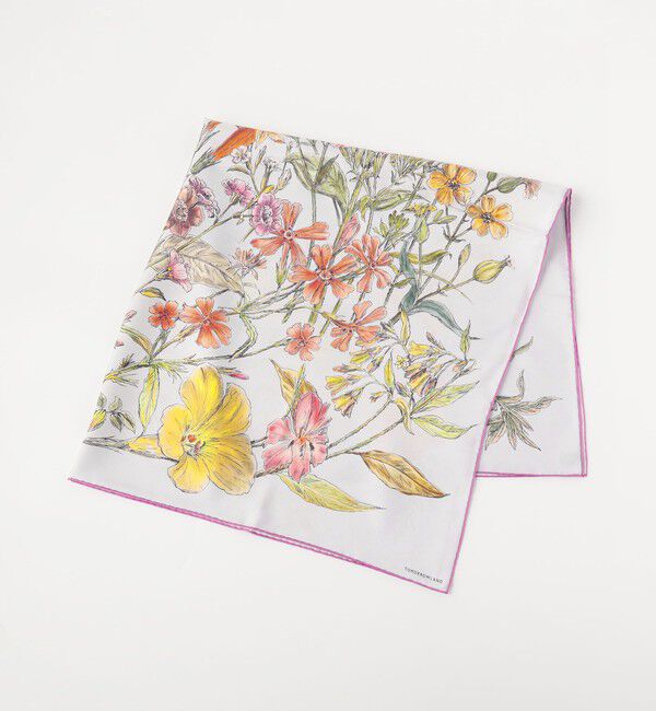TOMORROWLAND GOODS「TOMORROWLAND FLOWER SQUARE スカーフ」|バンダナ・スカーフ|