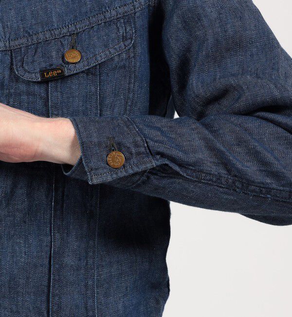 TOMORROWLAND MENS「【別注】Lee Westerner Jacket 7オンスリネンデニム」|ブルゾン・スタジャン|