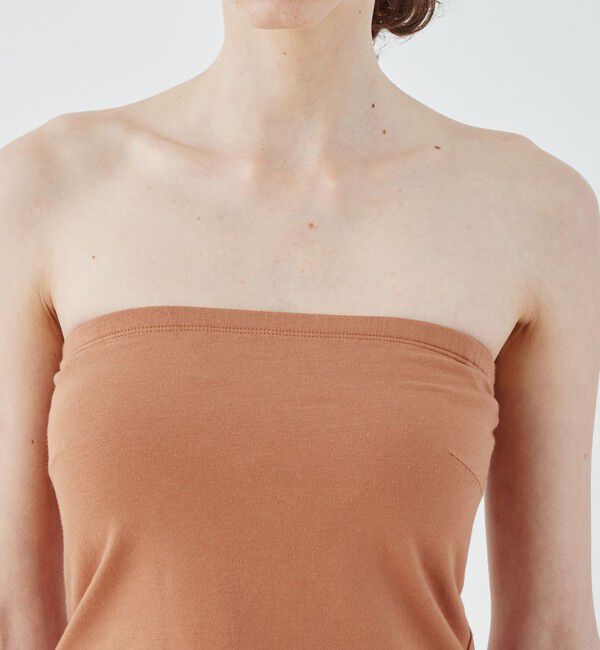 GALERIE VIE「スビンコットン ベアトップ」|Tシャツ・カットソー|