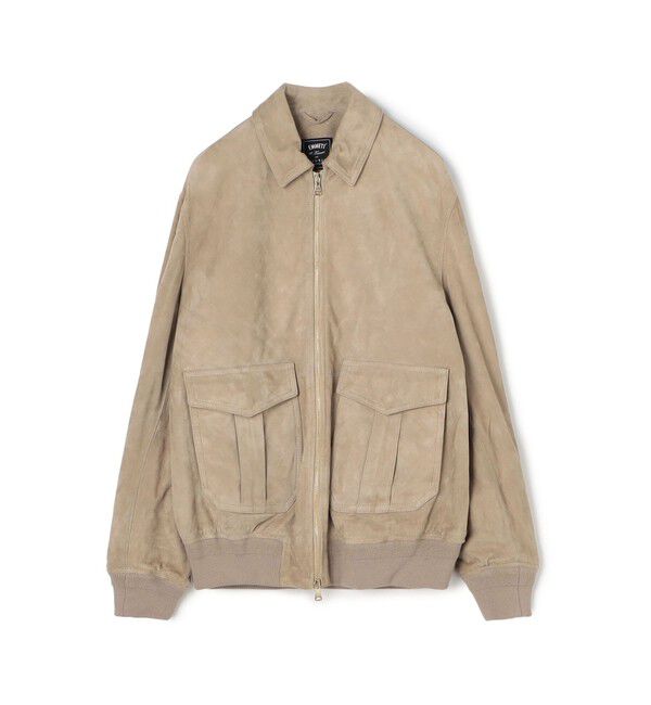 TOMORROWLAND MENS「【別注】EMMETI AKRON ラムレザー スエードブルゾン」|ブルゾン・スタジャン|45 キャメル
