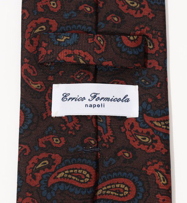 TOMORROWLAND GOODS「ERRICO FORMICOLA シルクプリント ペイズリー柄ネクタイ」|ネクタイ・蝶ネクタイ|