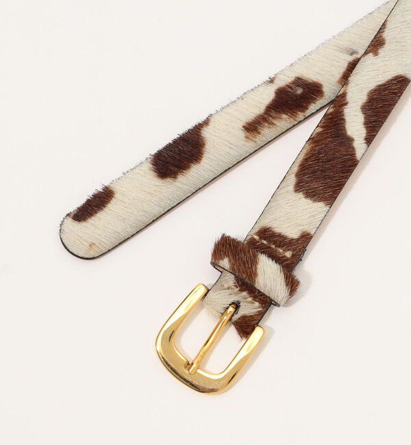 TOMORROWLAND GOODS「AMBOISE COW PRINT 2530 ベルト」|ベルト|