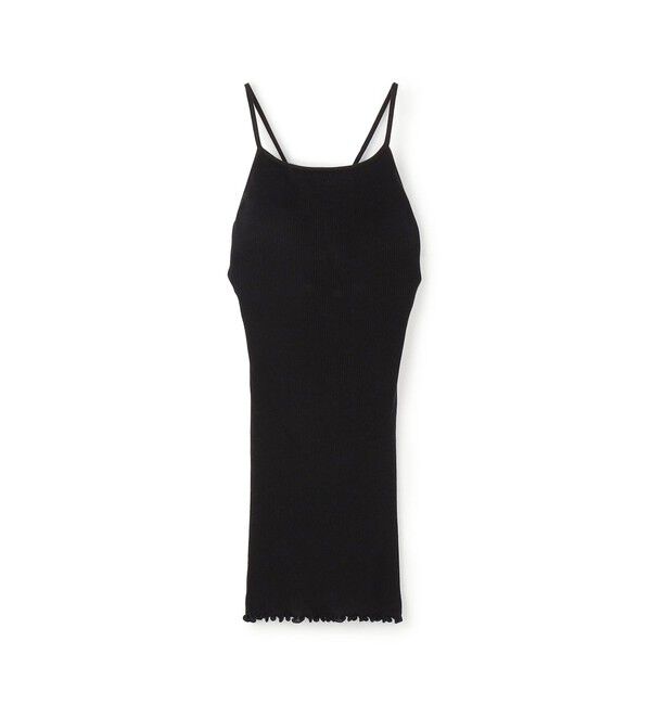 TOMORROWLAND GOODS「HAKUJI ウールリブキャミソール」|キャミソール|19 ブラック