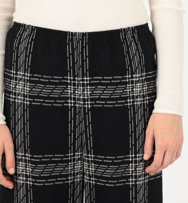 DES PRES「ハイツイストウールチェック リラックスパンツ」|その他|