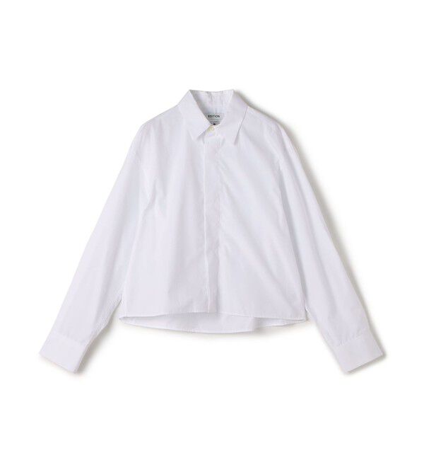 Edition「THOMAS MASON クロップドシャツ」|シャツ・ブラウス|11 ホワイト