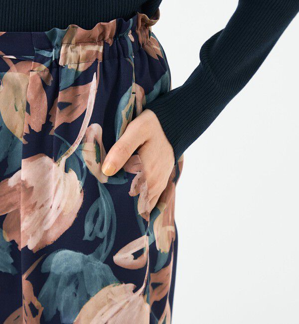 Ballsey「ミラージュフルールプリント セミバナナパンツ」|その他|