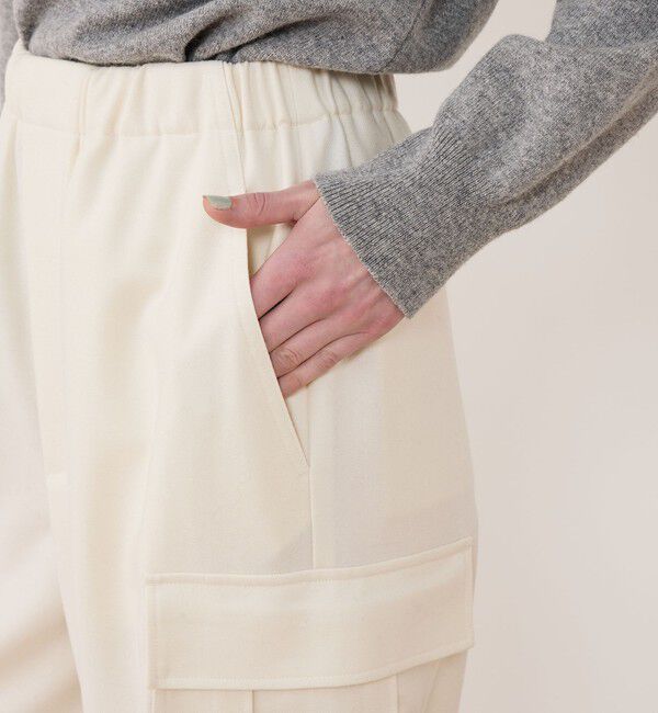 GALERIE VIE「ウールサキソニー イージーカーゴパンツ」|カーゴ|