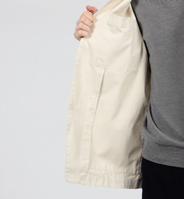 TOMORROWLAND MENS「60/3 コットンオックスフォード 4Bブルゾン」|ブルゾン・スタジャン|