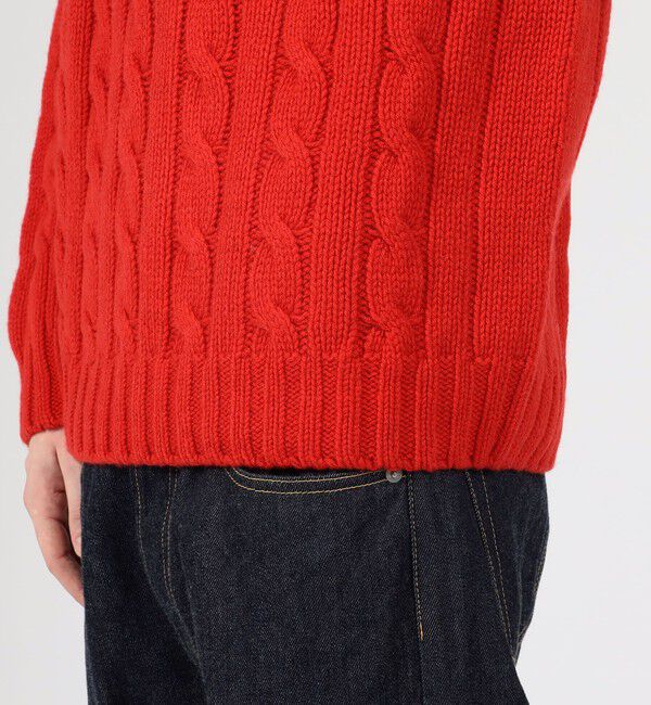 TOMORROWLAND BUYING WEAR「INVERALLAN ウールケーブル クルーネックプルオーバーニット」|ニット・セーター|