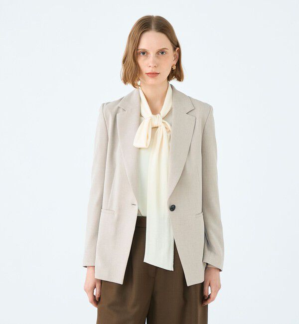 Ballsey「ウーリーツイル 1Bテーラードジャケット」|テーラードジャケット|