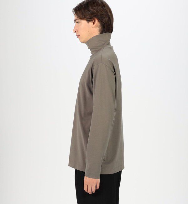 TOMORROWLAND MENS「60/3スビンコットン タートルネック ロングスリーブカットソー」|Tシャツ・カットソー|