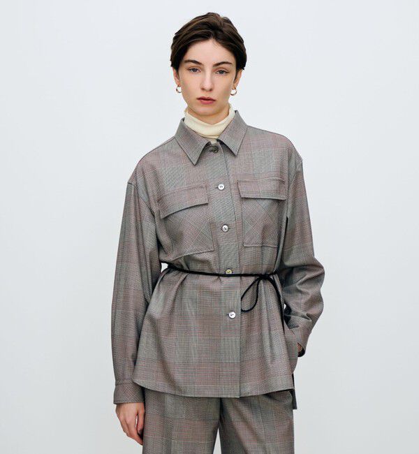 TOMORROWLAND collection「マルチグレンチェック CPOシャツ」|シャツ・ブラウス|