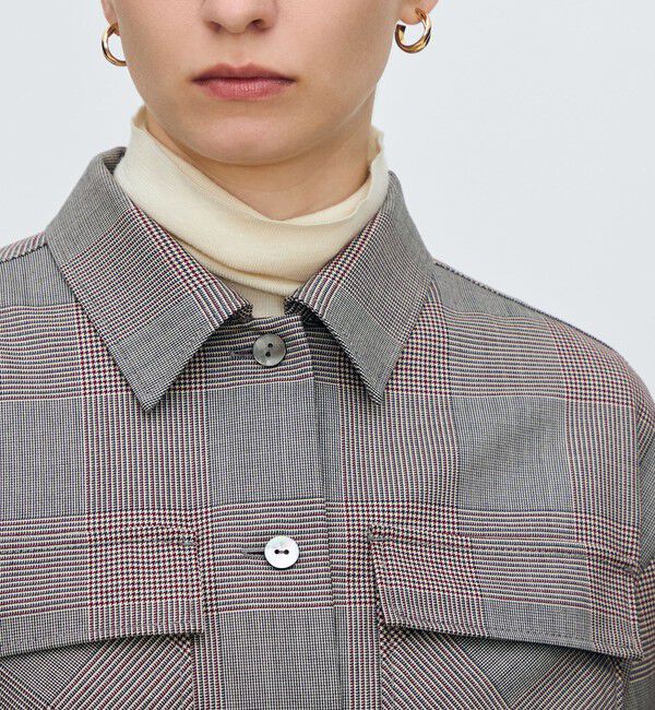 TOMORROWLAND collection「マルチグレンチェック CPOシャツ」|シャツ・ブラウス|