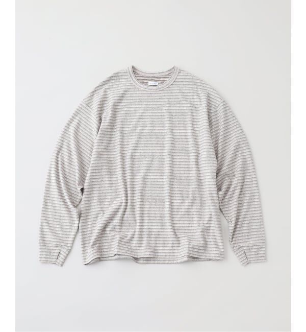 JOINT WORKS「Name./ネームINSIDEOUT BORDER LONG SLEEVE TEE」|Tシャツ・カットソー|グレーA