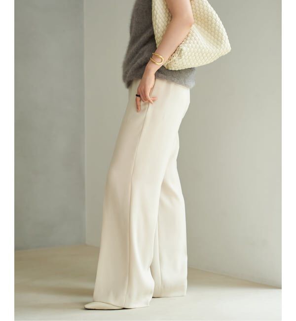 Plage「《追加》washable straight パンツ 3」|スラックス|