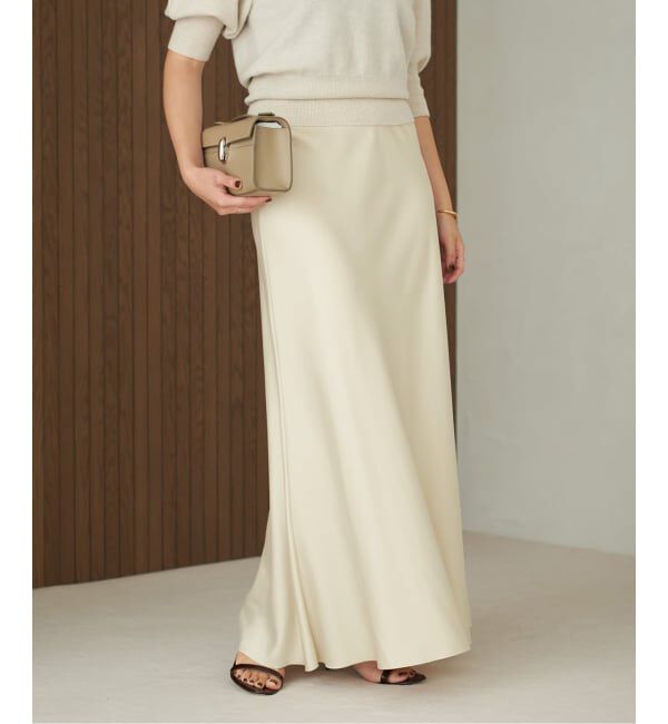 Plage「Fibril Bias スカート」|スカート|ナチュラル