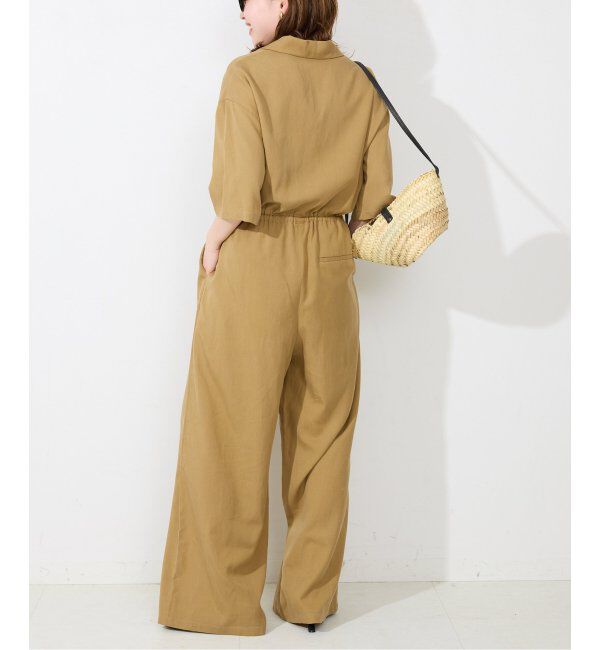 SLOBE IENA「ハーフスリーブオールインワン」|オールインワン|