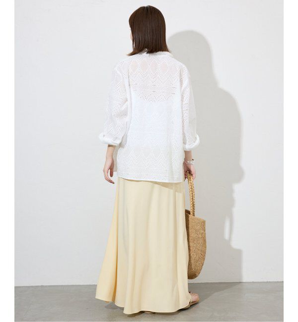 SLOBE IENA「《追加》フィブリルマーメイド フレアスカート」|スカート|